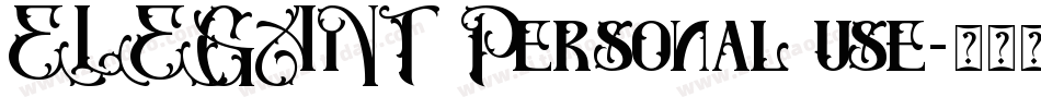 ELEGANT  Personal use字体转换